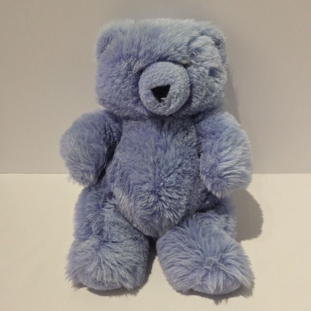 Vintage 1988 Applause Purple Teddy Bear Galaxy Purple Color Theme 13"